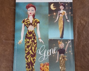 Vintage Doll Pattern, Gene Fashion Doll, 1945 Styles, Vogue 7326, UNCUT OOP Very RARE Paper Pattern - DP4308