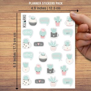 Cactus, Suculentas, Favor, Impresión, Planta, Arte, Pegatinas, Paquete De Pegatinas, Pegatinas De Pared, Pegatinas De Fiesta, Pegatinas, Pegatinas, Calcomanías, Regalos, Decoración