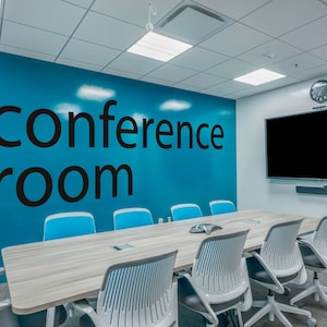 Conference Room, Office Decals, Meeting Room, Home Office, Office Wall Art, Wall Decor, Office Art, Wall Decal, Wall Art, Wall Sticker, Art