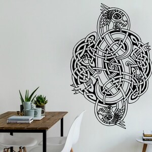 Celtic, Dragons, Wall Art, Vinyl Decal, Decal, Wall Decals, Decals, Wall Decal, Wall Sticker, Wall Stickers, Wall Decor, Vinyl Stickers