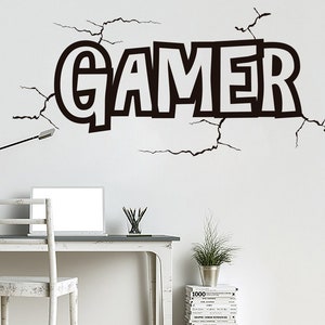 Gamer Wall Decals, Wall Decal, Gamer Decor, Gaming Room, Gamer Wall Decor, Wall Decor, Video Game, Kids Slaapkamer, Stickers, Muurstickers