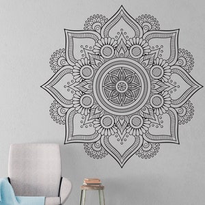 Mandala Wall Art, Sacred Geometry, Mandala, Mandala Sticker, Mandala Decal, Mandala Wall Decal, Mandala Decor, Wall Decal Mandala, Gift