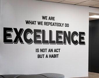 Excellence Office Wall Decal