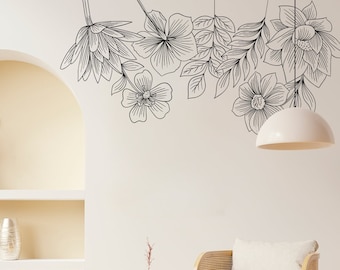 Arte mural floral