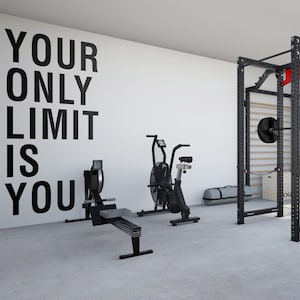 Your Only Limit Is You Gym Wall Decor