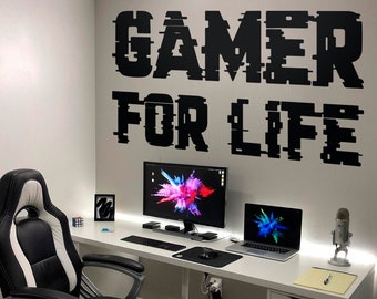 Gaming Wall Decor, Wall Sticker Home Decoration , Pc Gamer Gift