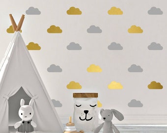Clouds, Nursery Decor, Nursery Clouds, Nursery Art, Nursery Wall Art, Nursery Prints, Nursery Wall Decals, Nursery Wall Decor, Gifts, Gift