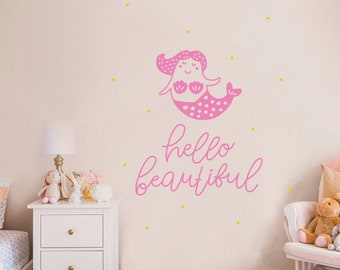 Nursery Decor, Nursery Wall Art, Nursery Girl Decor, Baby Room Decor, Girls Room Decor, Baby Shower, Baby Gift, Wall Decals, Wall Stickers