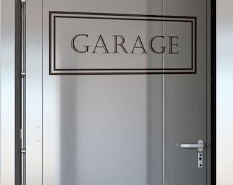 Garage Door Decal, Vinyl Sticker, Garage Decal, Garage Sticker, Vinyl for Glass, Garage Door, Organization, Garage Decor, Garage, Gift