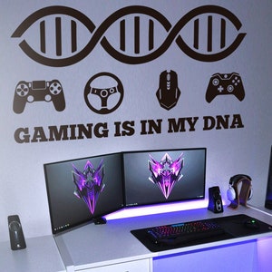 Gaming Room, Gaming Decor, Battle-station, Gamer Setup, Gamer, Gamer Wall Decals, Gamer Decor, Gamer Wall Art, Games, Video Games, Gift