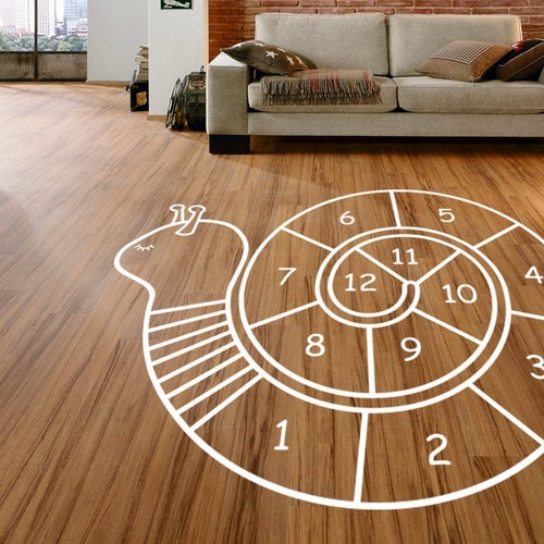 Snail Hopscotch Hopscotch Game Playroom Traditional Games Etsy
