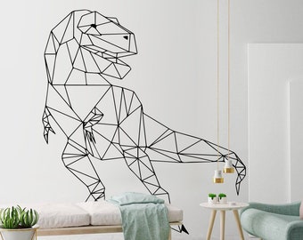 Dragon Geometric Wall Art Sticker - Kuarki - Lifestyle Solutions