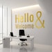 Hello & Welcome, Office Lobby, Office Wall Art, Office Decor, Office ...