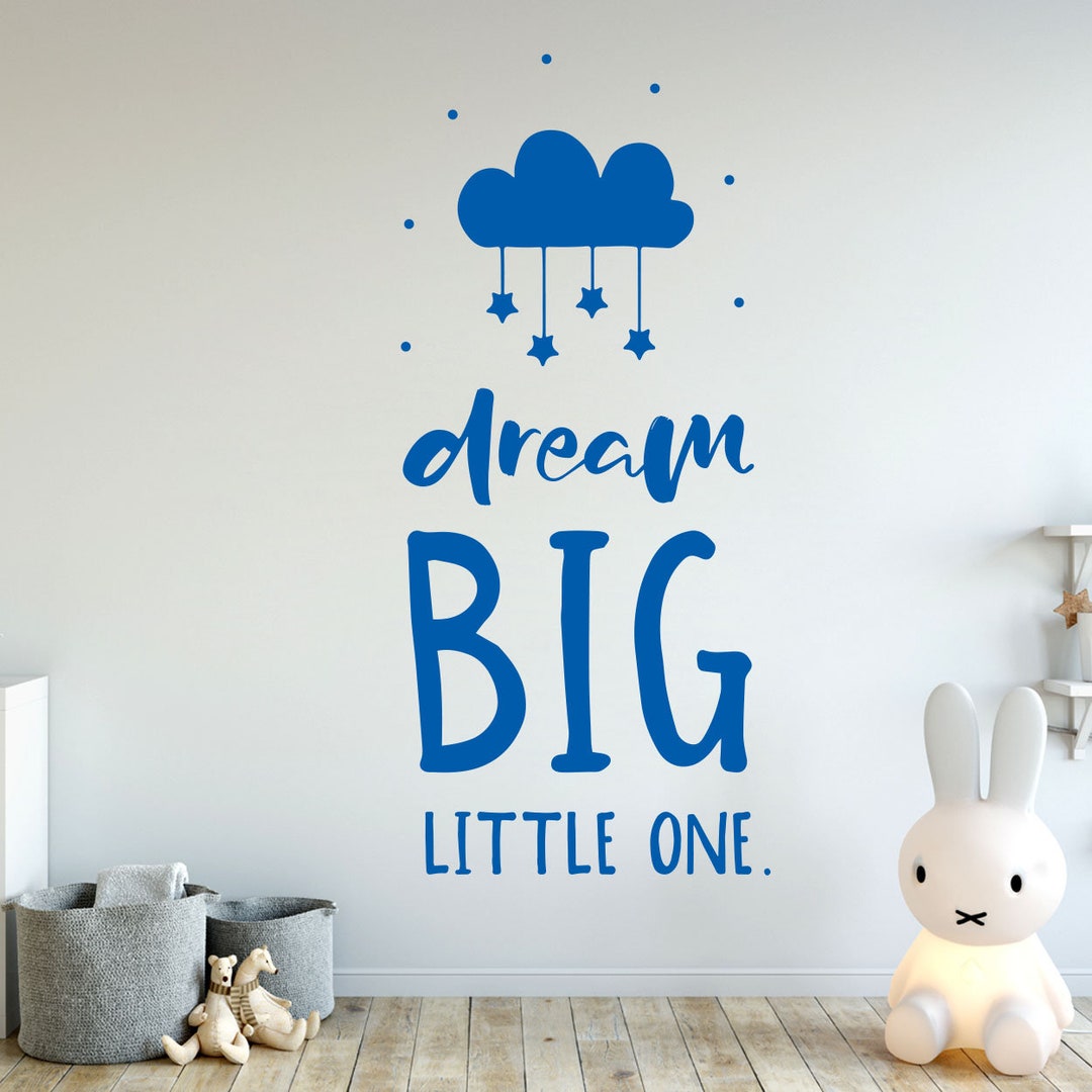 Nursery Decor, Nursery Wall Art, Wall Decals, Wall Stickers, Dream Big