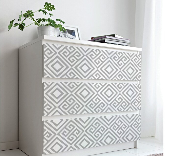 Greek Key Peel and Stick Wallpaper Selfadhesive Wall Etsy