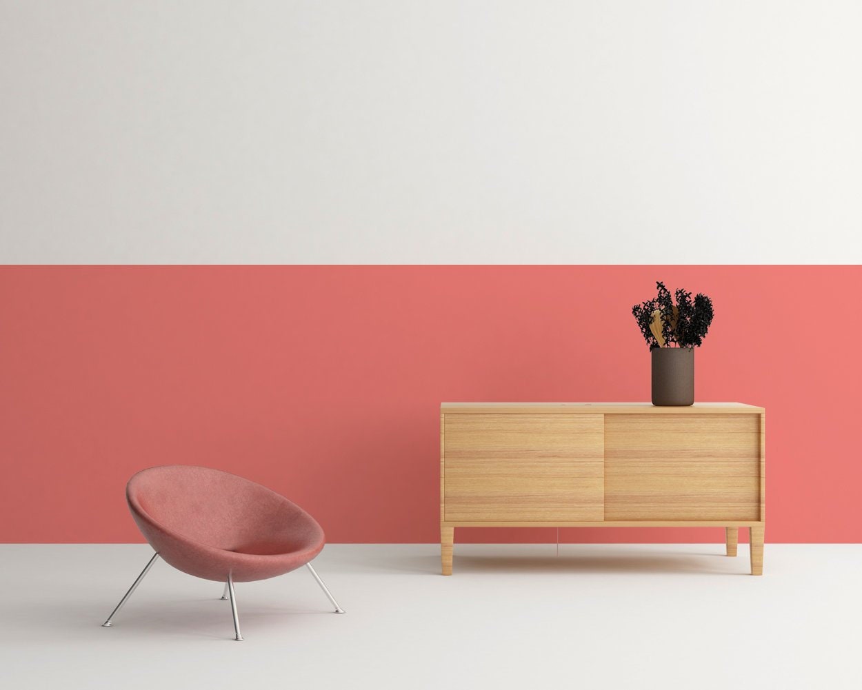 Couleur Solide, Feuille de Vinyle, Art Mur, Décor Maison, Décor Bureau, Grand Art Minimaliste, Meubl