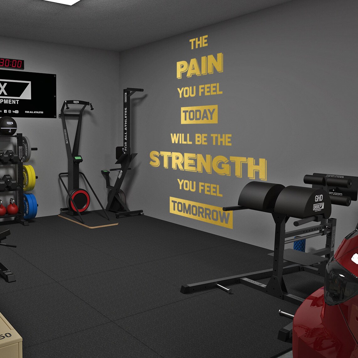 Gym Wall Decal Home Gym Decor Gym Decor Gym Wall Art Gym Etsy