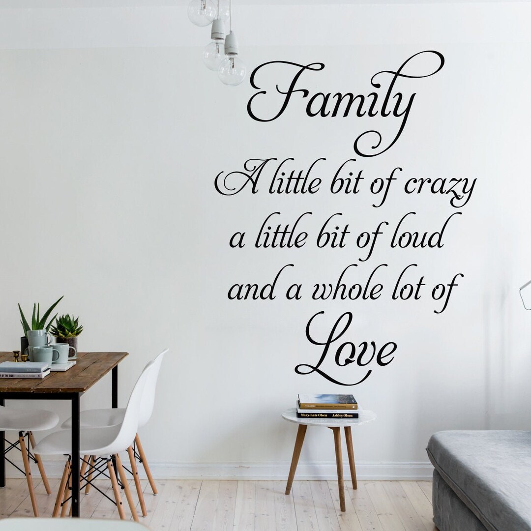 Family, Love, Wall Decals, Home, Quotes, Wall Sticker, Decal Quotes