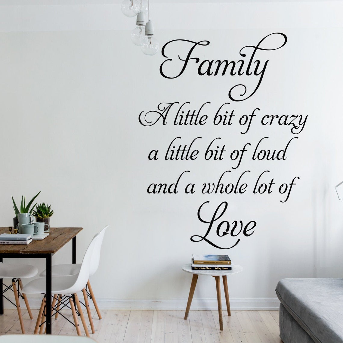 Family Love Wall Decals Home Quotes Wall Sticker Decal - Etsy