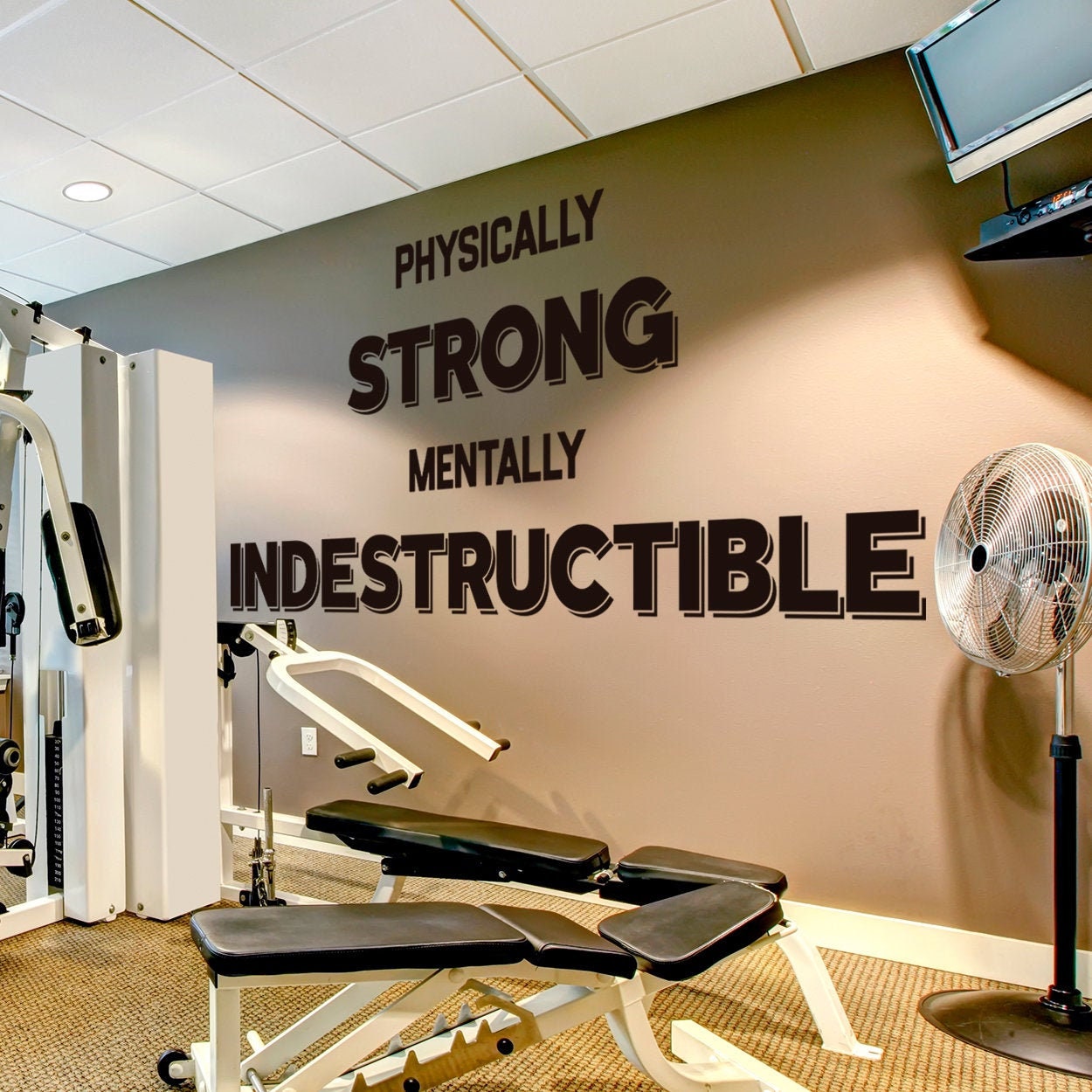 Wall Decals & Murals Wall Décor Workout Wall Art Crossfit Window