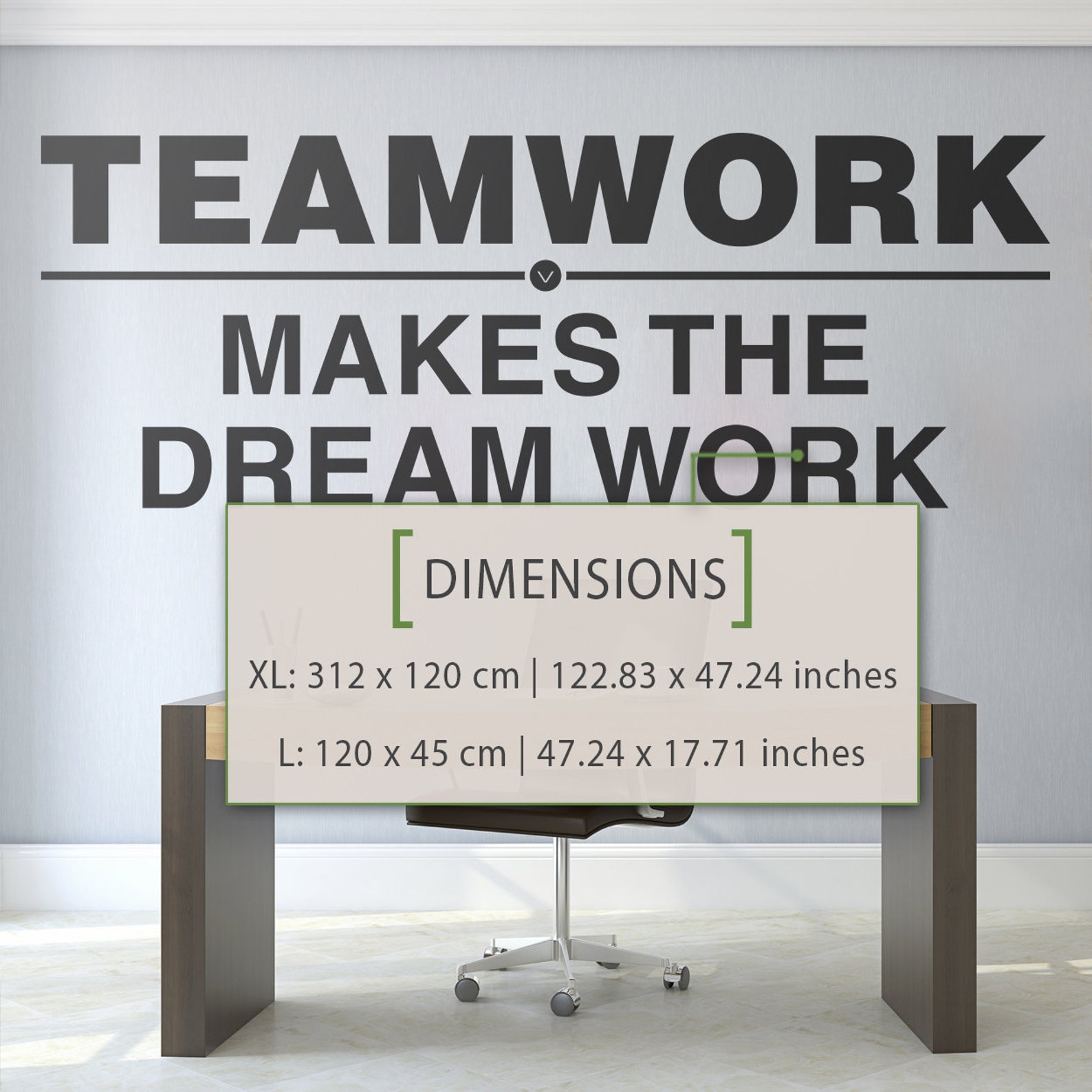 Office Walls Teamwork Quotes Office Wall Art Wall Decal - Etsy