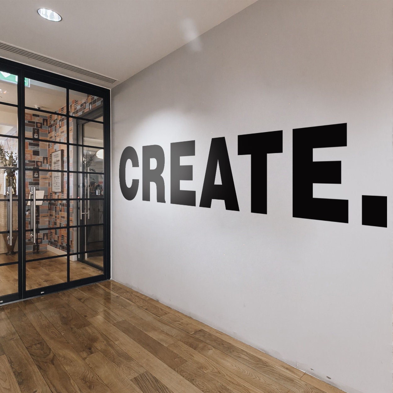 Create Office Decals Wall Sticker Inspiring Office Decor - Etsy