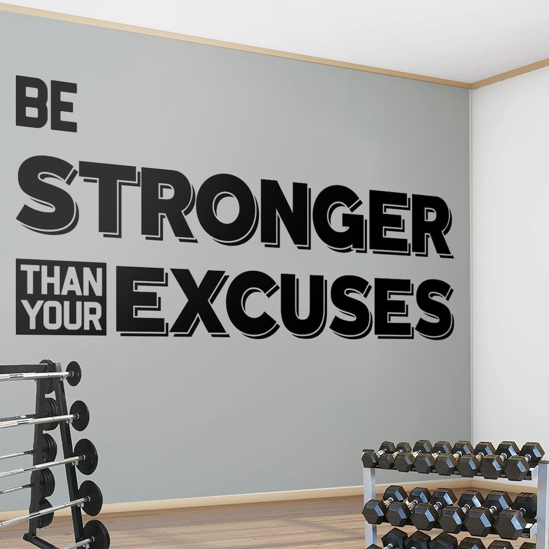 Calcomanías De Vinilo De Ejercicio Y Entrenamiento Motivacionales