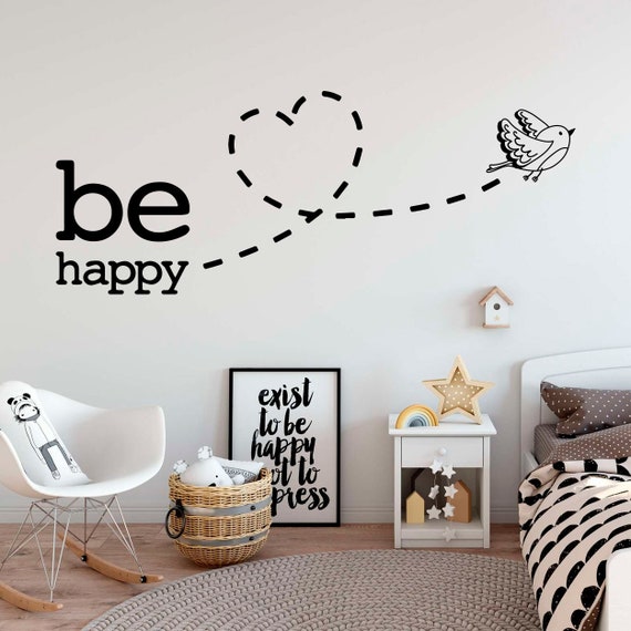 Cartoon owls bird branch flowers wall stickers for kids room living room nursery 