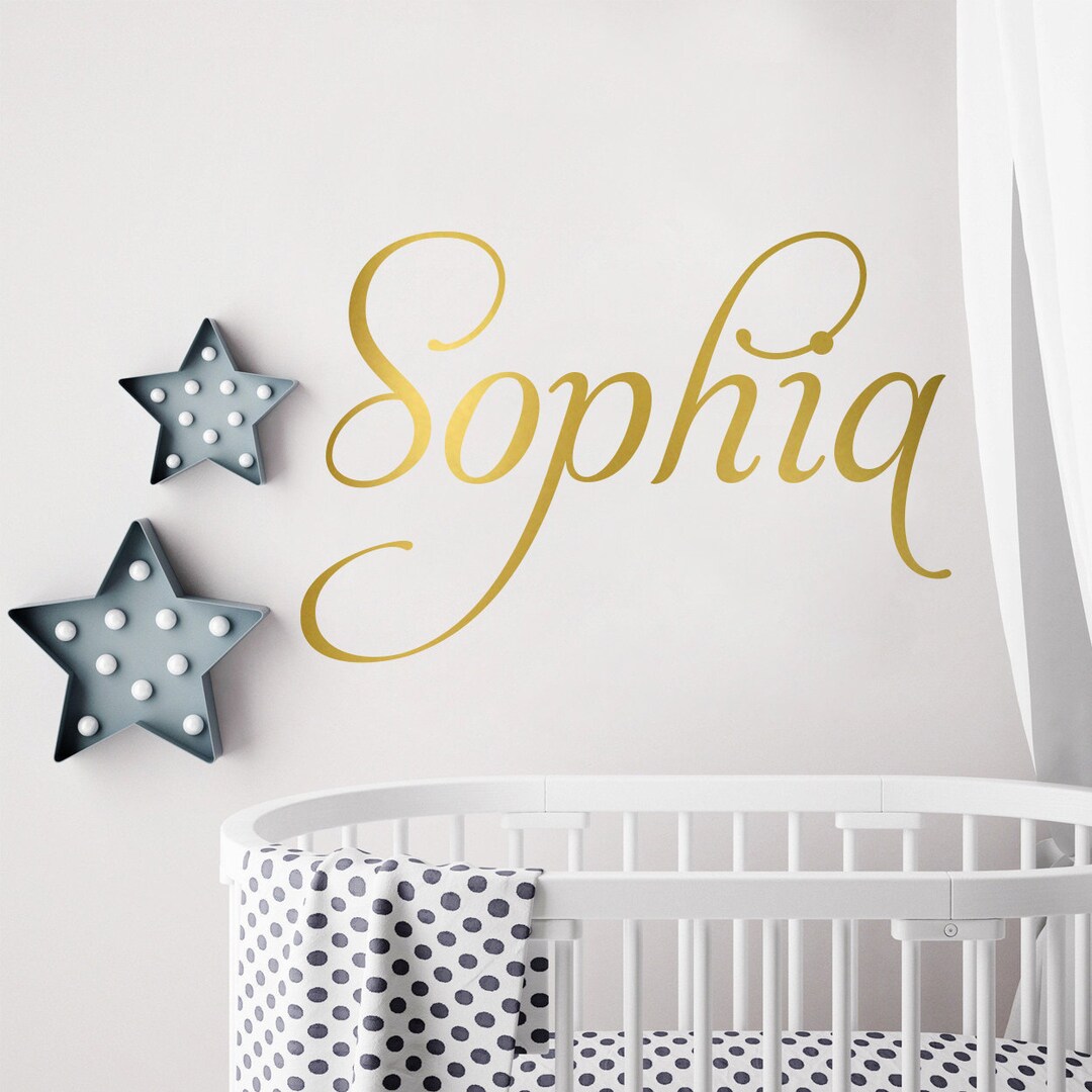 Name Wall Decal, Personalized Name, Girls Decor, Nursery Decal, Girls