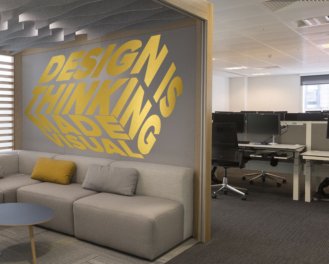 Design Sticker for Office Wall Stickers for Office Office Etsy UK