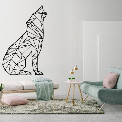 Geometry Bear Wall Art Stickers Removable Decal Home Kids Decor Mural Gift DIY 