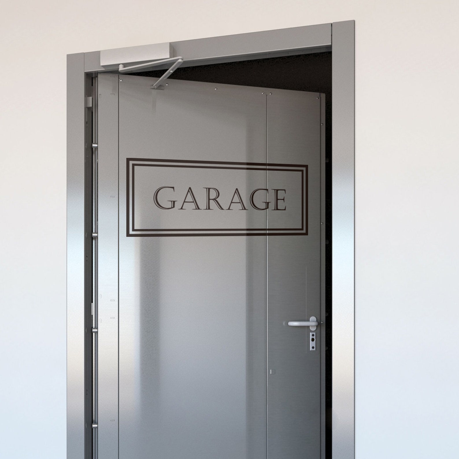 Garage Door Decal Vinyl Sticker Garage Decal Garage Etsy