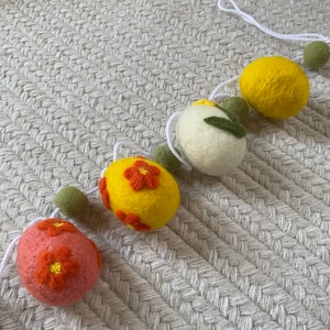 Spring Easter egg garland