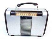 Vintage Tube Radio RCA Victor 8BX6 Globe-Trotter Portable Radio AM 1940 39 s Works