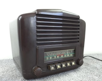 Crosley 628B AM/SW Tube Radio The SIXER Bakelite Tabletop Vintage 1937 Works
