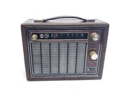 For Repair Vintage Arvin 8 Transistor Radio Lunch Box Model 68R58 Leather Brown Not Working
