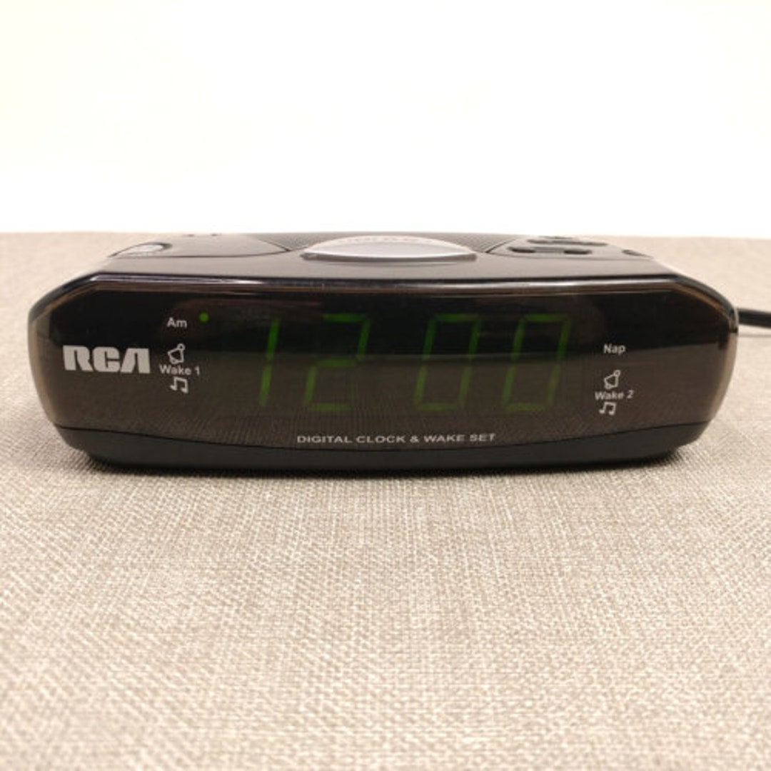 RCA RP4842A Dual Wake Digital Alarm Clock AM/FM Radio Vintage Etsy