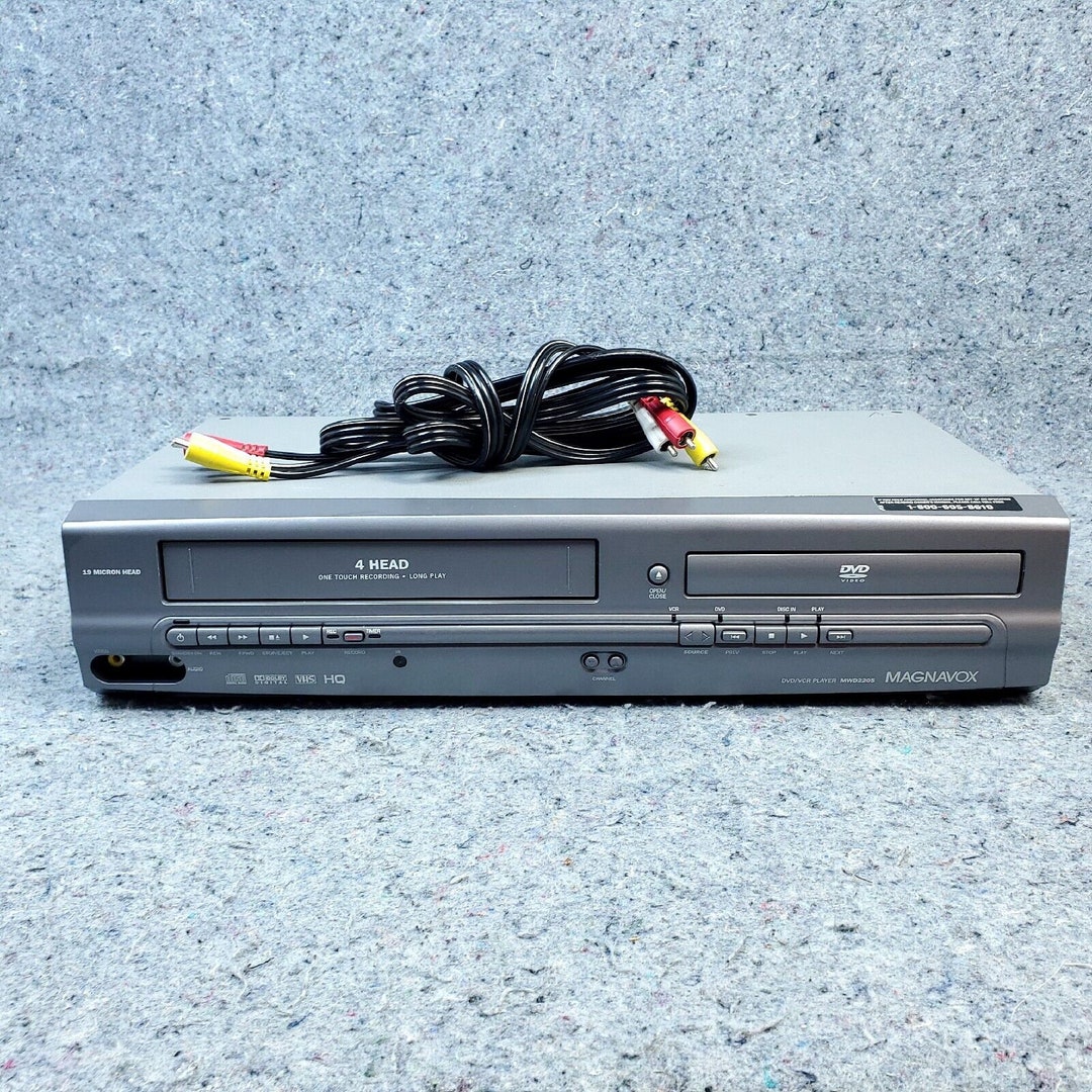 Magnavox MWD2205 Dvd VCR Combo VHS Tape Player Recorder Hifi Etsy