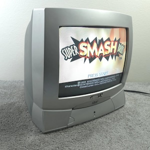 KLH Vintage Crt TV/Dvd Player Retro Gaming Television 13&quot; With AV Inputs Y2k Era