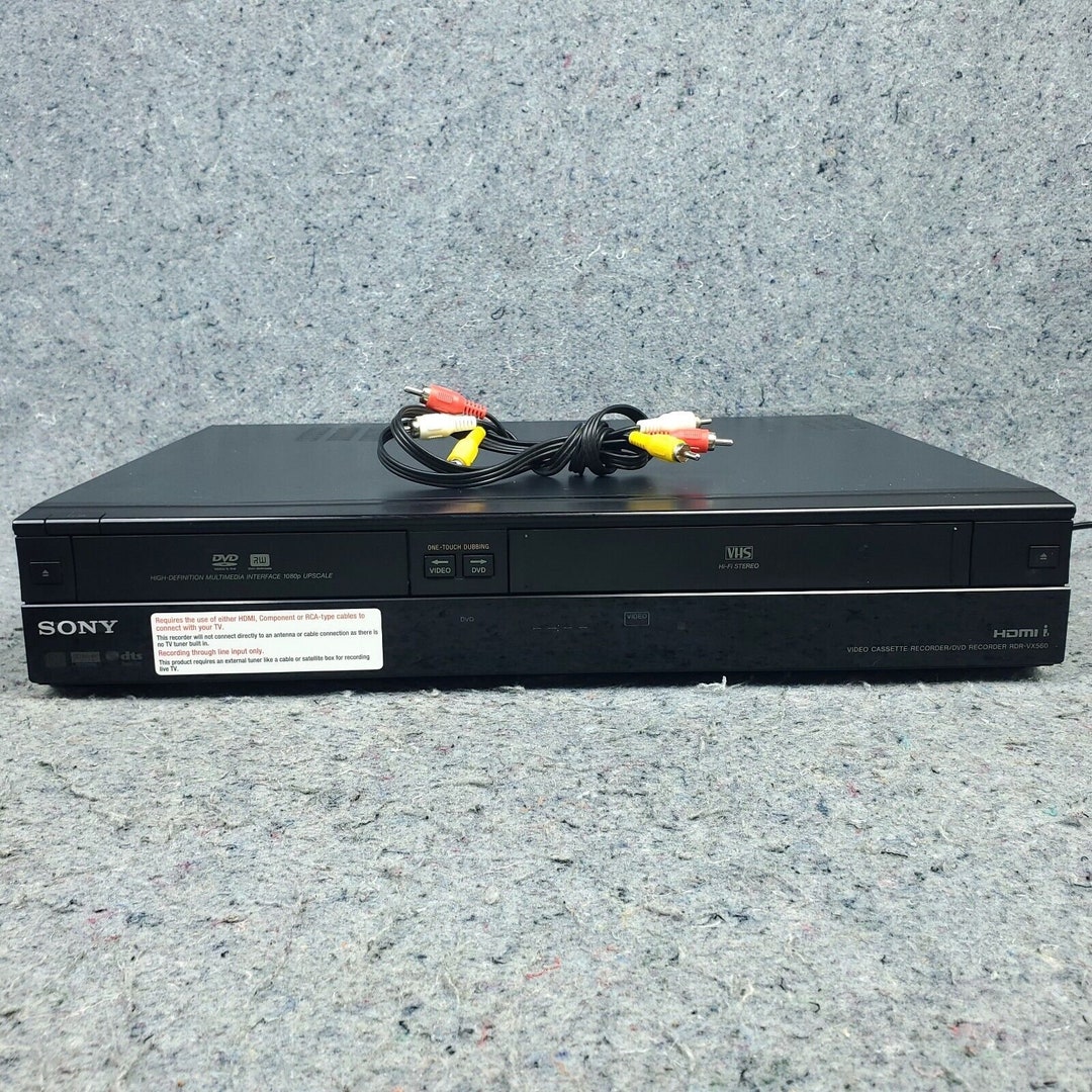 Sony RDRVX560 Dvd Recorder Vcr Combo VHS HDMI 1080p Upscale Etsy
