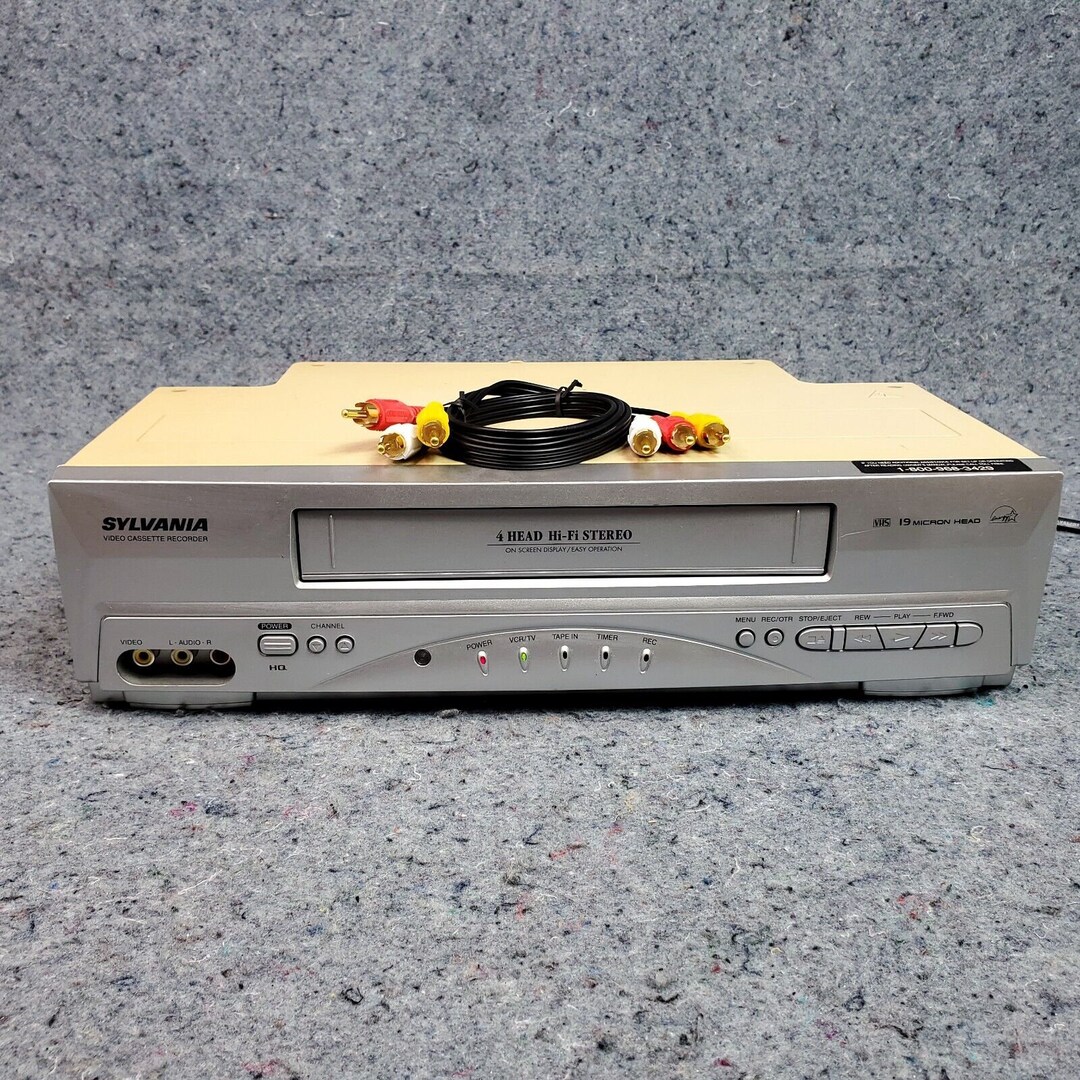 Sylvania SSV6003 VCR VHS Video Cassette Recorder Hifi Stereo Etsy