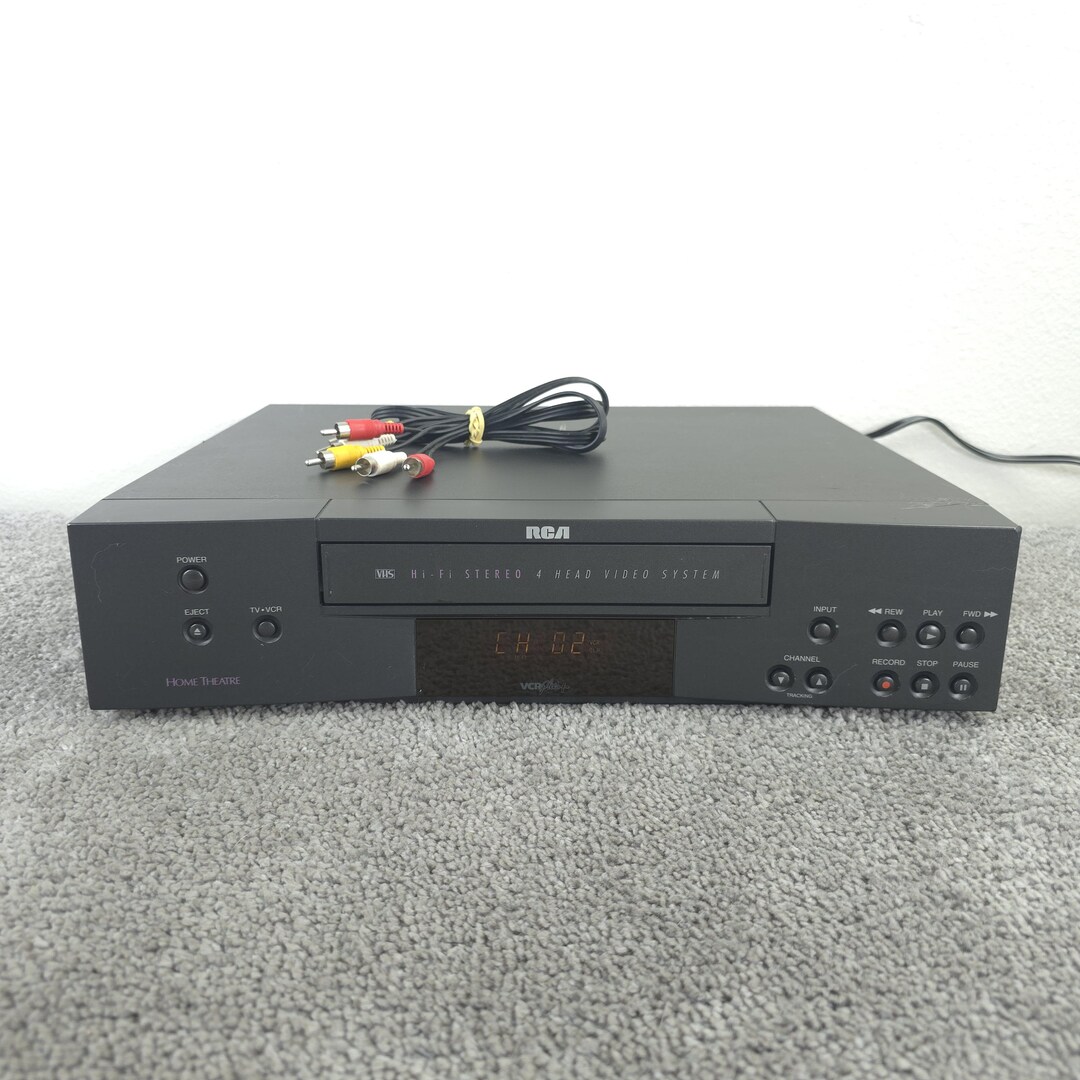 RCA VCR Model VR617HF 4 Head Hi-fi VHS Player Recorder Vintage, No ...