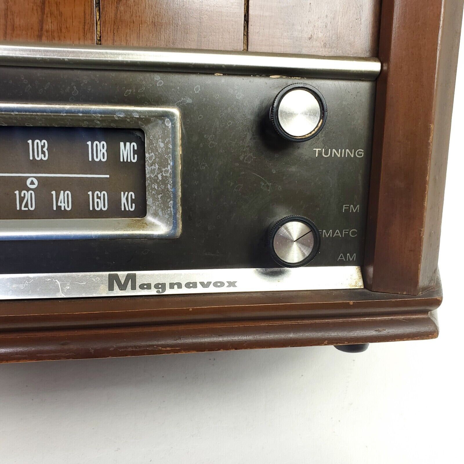 Magnavox Tube Radio AM FM Wood Brown 1960's Etsy