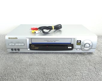 Panasonic PV-V4621 VCR 4-Head Hi-Fi Stereo VHS Player Recorder Vintage Works