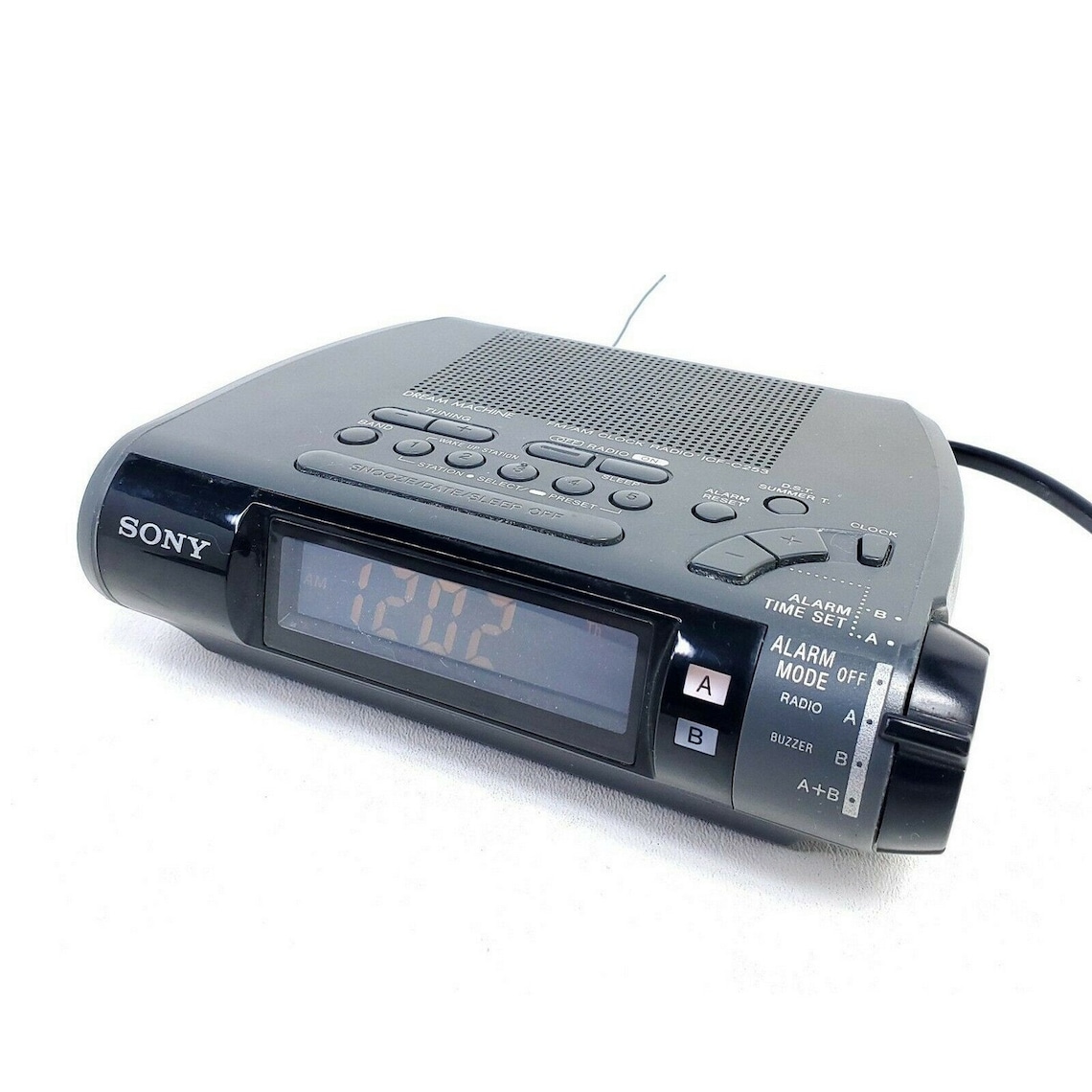 Vintage Sony Dream Machine Clock Radio AM FM ICFC253 Digital Etsy