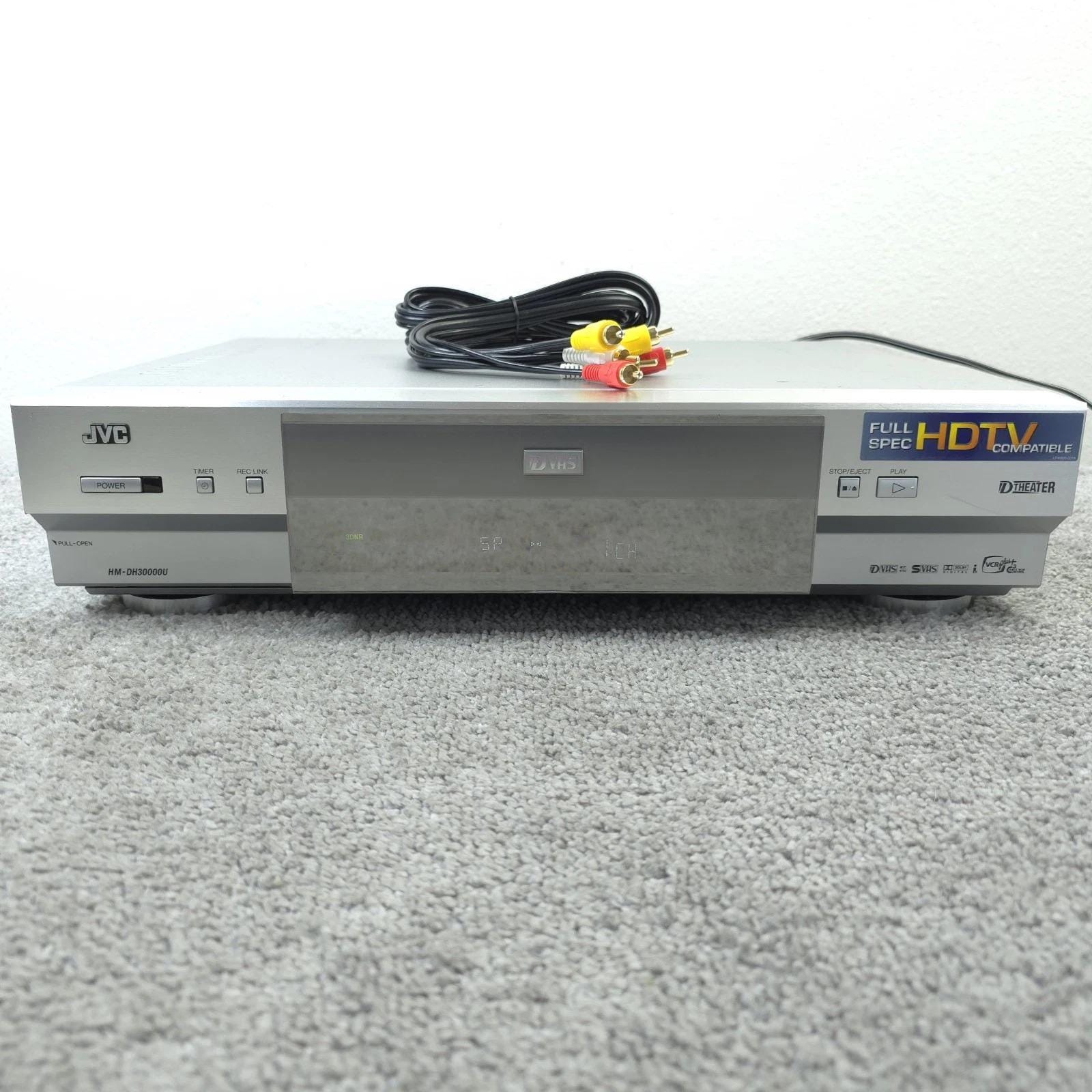 JVC Vcr HM-DH30000U Digital D-vhs Recorder S-vhs D Theater 1080i