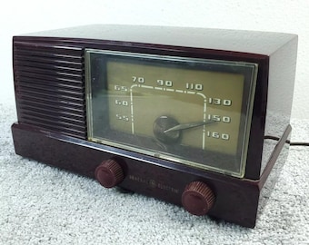 ビンテージ ゼネラル エレクトリック 真空管ラジオ モデル 414 AM GE