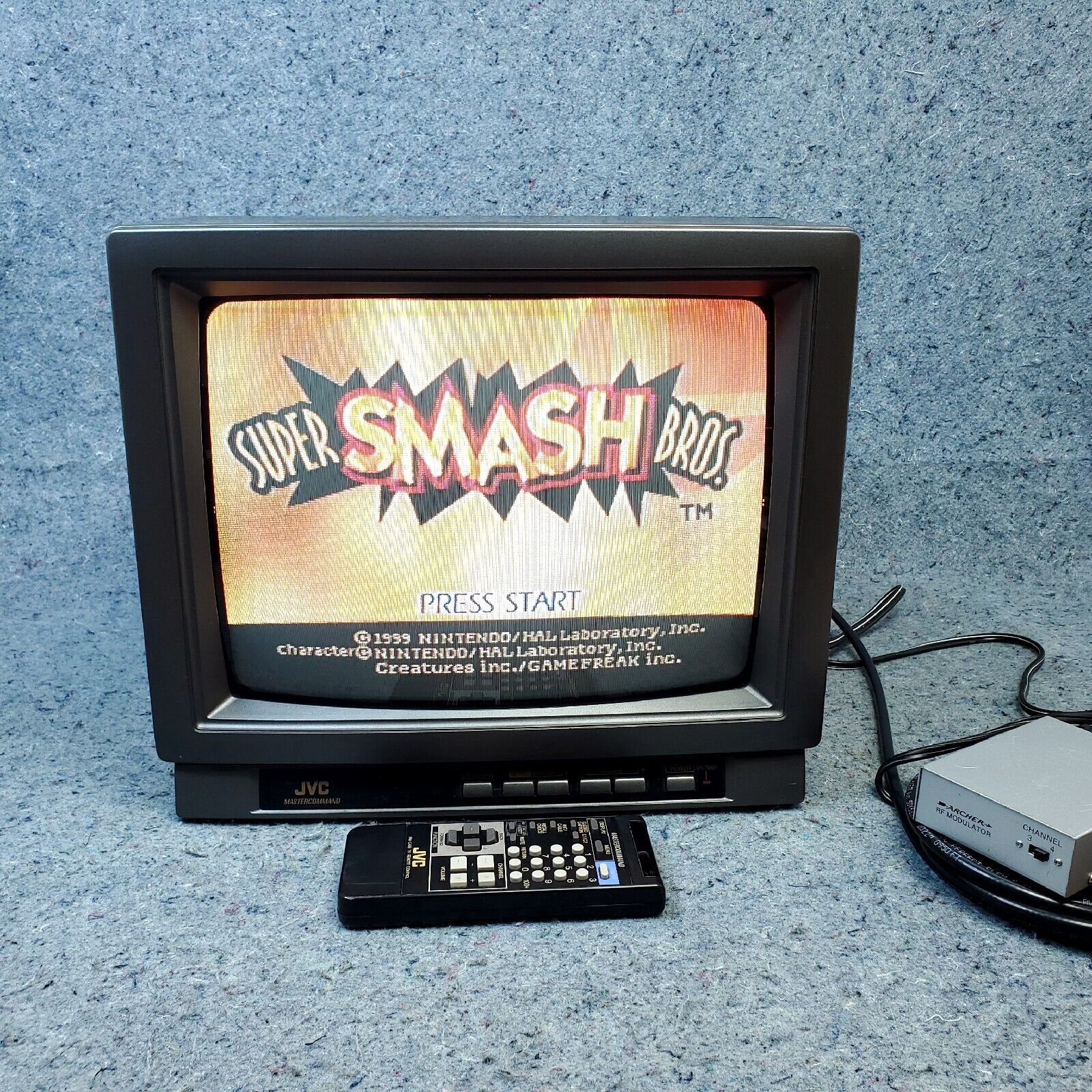 JVC CRT TV Retro Gaming Television Vintage 90's 1993 13