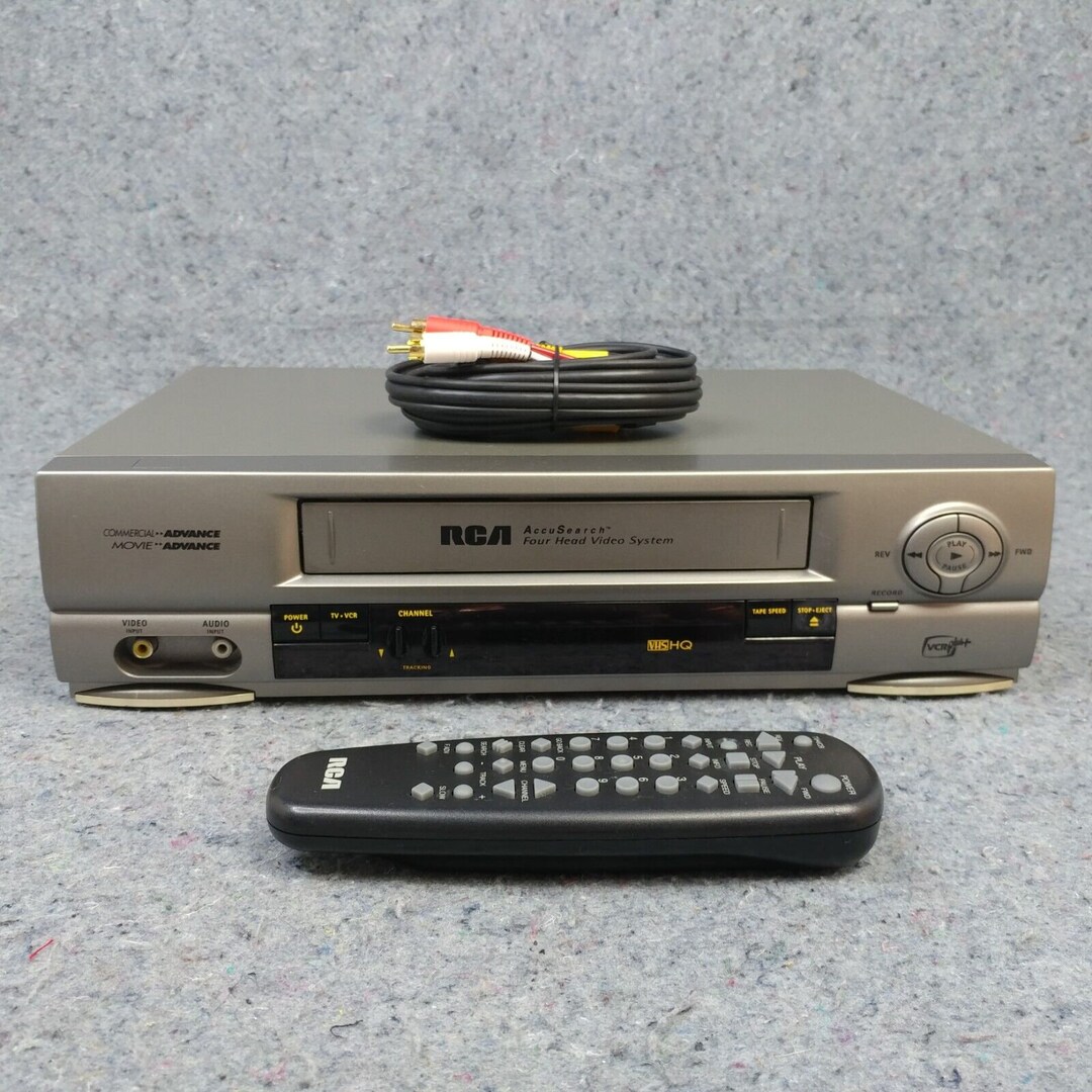 RCA VR552 Vcr Hifi VHS Tape Player Video Cassette Recorder Etsy