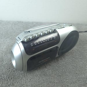 Vintage Emerson PS6429 Kassettspelare Inspelare Bärbar AM/FM Radio 1990-talets Fungerar bild 14